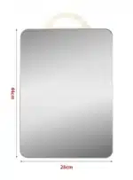 Home brushed 304 stainless steel PP cutting board Kitchen cutting meat anti-bacterial and anti-mold double-sided cutting