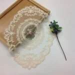Vintage Lace Placemat Embroidered Table Cloth Dining Room Decorative Table Mats Party Wedding Antique Coffee Coasters