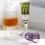 Crystal Flute Champagne Glasses Multicolor Wine Glass Cup Handmade Hand Carved Edo Kiriko Wedding Gift With Gift Box 1PC