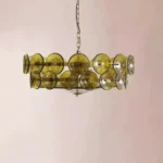 Nordic Style Designer Led Chandelier Restaurant Study Living Room Colored Glass Pendant Light Luxury Postmodern Indoor
