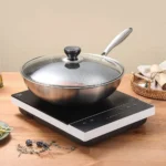 Pot Cover Tempered Glass Round Frying Pan Cover Visible Vertical Lid Pot Lid Cookware Parts Kitchen Accessories 20-30cm