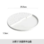 Creative Dishes Tableware Plates for Food Ceramics Tray for Decoration Dish Dinner Dinnerware Decorative Kitchen Dining Bar