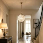 Vintage Crystal Pendant Light Luxury Copper Chandelier for Living Room Villa Dining Room Home Decoration Hanging Lamp – base