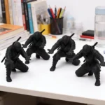 Pens/Pen Holder Unique Desktop Organizer Creative Ninja-Style 3D Printed Pen Holder Ballpoint Stand Storage Display Shelf