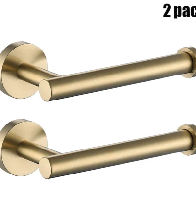 Brushed Gold Toilet Paper Holder Bathroom Hardware Accessories SUS 304 Stainless Steel Modern Tissue Paper Roll Holder.