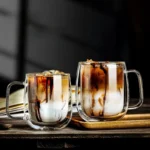 250/350/450ml Double Wall Glass Coffee Cup High Borosilicate Glass Mug Heat Resistant Coffee Milk Juice Water Cups with