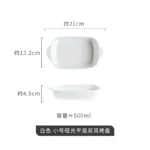 Bread Pan for Baking Tools and Accessories Oven Tray Kitchen Utensil Porcelain Dishes Cooking Utensils Bakeware Ceramic Pans Bar - Image 22