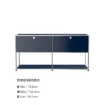 Module Modular DIY Furniture Sideboard Customized Size  Cabinet Stainless Steel Tv Stand Living Room - Image 16