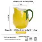 Creative Lemon Plate Ceramic Fruit Dish Ins Style Home Dining Thai Restaurant Tableware – styled in a modern Tabletop setting