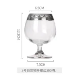 Luxury Wine Crystal Glasses Transparent Champagne Brandy Whisky Glass Cup Home Unleaded Bar Wedding Party Drinkware Barware