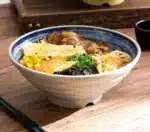 Melamine Bowl Japanese Style Noodle Soup Powder Imitation Porcelain Tableware – top view
