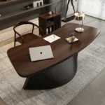 Asthetic Manager Executive Desk Modern Luxury Designer Workstation Office Table Conference Black Mesa De Escritorio Home