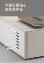 Large Wood Aesthetic Office Desk Designer Modern Drawers Standing Computer Desk Executive Wooden Mesa Escrivaninha Furniture
