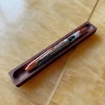 For JINHAO MAJOHN HONGDIAN Bamboo Fountain Pen Holder Desktop Display Rack Wooden Pen Stand Office School Supplies