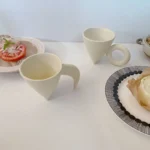 Simple Ceramic Coffee Cup Delicate Latte Art Coffee Mug English Afternoon Tea Tea Set Breakfast Milk Oatmeal Mug Birthday