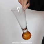Creative Crystal Glass Glasses Cocktail Goblet Glass Cup Colorful Ball Champagne Glass Cold Drink Cup Juice Cup Beverage Cup
