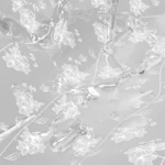 Shower Curtain White Floral Printed 200cm Bathroom Shower Curtains Pvea Fabric Luxury Romatic Style Waterproof Bathroom