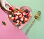 Creative Heart Ceramic Dinner Cooking Dishes Home Barbecue Salad Plate Oven Dessert Cake Plate Hotel Restaurant Tableware