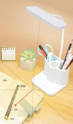 LED Folding Table Lamp Pen Holder Bedside Lamp For Children Writing Lamps Bright Office Desk Study Lamp Reading Eye