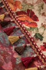 New Jacquard Polyester Bed Tail Cover Table Runner  American-style Fringed Color-woven Coffee Table TV Cabinet Cover Cloth - Image 19