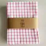 1Pc 50x70cm White Red Plaid Striped Cotton Tea Towel Kitchen Table Napkin Cleaning Cloth Xmas New Year Decor – base detail