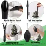 Gardening mat with tool loops and pockets