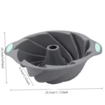 Silicone Cake Molds Non-Stick 3D Spiral Pattern Oven Baking Pan Heat Resistant Jelly Cake Bread Muffin Mold Kitchen Bakeware - Image 12