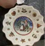 German V Bao Tableware Christmas Biscuits Plate Dish Rectangular Plate Mug Plate Salad Dish – in a cozy room setting