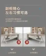 Large Wood Aesthetic Office Desk Designer Modern Drawers Standing Computer Desk Executive Wooden Mesa Escrivaninha Furniture