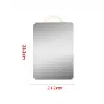 Home brushed 304 stainless steel PP cutting board Kitchen cutting meat anti-bacterial and anti-mold double-sided cutting