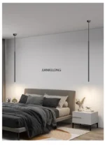 Modern Minimalist LED Longer Pendant Lights For Bedroom Bedside Reading Chandelier Lamps Living Room Bar Coffee Decor