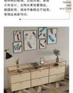 Modern Module Living Room Cabinet Stainless Steel TV Cabinet Storage Combination Sideboard Chest of Drawers Customizable