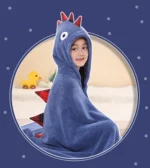 Baby Bath Towels Absorbent Soft Baby Shower Towel Large Blankets Children Bathrobe Boys Girls Bath Robe Kids Hooded Poncho