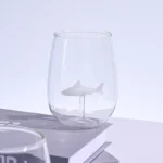 Colorful Stones Dots Glass Cup High Borosilicate Glass Transparent Drink Water Cup Milk Coffee Juice Glass – styled in a