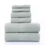 6PCS / 3PCS Luxury Lace Embroidered Cotton Towel Set Bath Towels Face Towel Hand Towel Washcloths Quick Dry Soft Terry