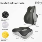 Memory Foam Office Chair Cushion Car Seat Support Pads Buttocks Pillow Massage Hips Orthopedic Pillow Coccyx Pain Relief