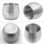 150ml 200ml Durable Coffee Mug Espresso Cup,Double Insulation 304 Stainless Steel coffe Cups Kitchen tools coffee