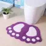 1 Piece of Anti Slip Super Absorbent Ultra-fine Fiber Bath Mat Soft and Comfortable Bathroom Carpet Floor Decoration – in a