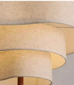 Nordic Minimalist Wabi Sabi Fabric Chandelier Living Dining Room Bedroom Pendant Light Home Indoor Lighting Hanging Lamp