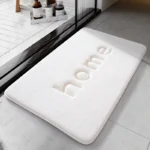 50x120cm Plush Memory Foam Bath Mat – Ultra Soft & Slow Rebound, Super Absorbent Non-Slip Bathroom Rug, Long Foot Mats