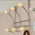 Portable Door Hook Hanging Coat Rack Without Drilling Multifunctional Bedroom Storages Hanger Kitchen Organizer Home