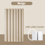 Thick Imitation Linen Shower Curtain Polyester Waterproof Shower Curtain Bath Curtains For Bathroom Bathtub Large Bathing