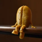 3D Printing Coffee Bean Desktop Decoration PLA Eco-Friendly Coffee Ornament For Home Office Cafe Desk Decor Gift For Coffee