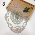 Vintage Lace Placemat Embroidered Table Cloth Dining Room Decorative Table Mats Party Wedding Antique Coffee Coasters