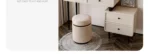 Modern dresser vanity table with mirror and stool — makeup vanity table with ample storage for bedroom