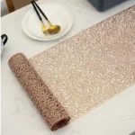 1.5m Creative Hollowed Out PVC Table Runner Melon Seed Table Flag Dining Table Decor Food Mat Anti Scalding Insulation Table Mat - Image 14
