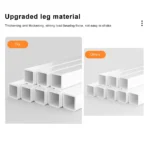 Multi-Layer Standing Desk Small Office Desk Adjustable Height Wooden Computer Desk Workstation Work Table Laptop Desk for