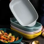 Bread Pan for Baking Tools and Accessories Oven Tray Kitchen Utensil Porcelain Dishes Cooking Utensils Bakeware Ceramic Pans Bar - Image 3