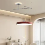 Movable Lamps Modern chandelier lights for Dining island table LED Pendant Lights Cord Indoor Loft Swing Arm Hanging Lamp