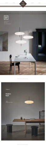 Modern LED UFO Pendant Lamp, Minimalist Designer Chandelier for Bar, Dining Room, Bedroom, Artistic Decor – top view